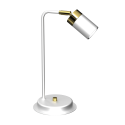 MiLagro Lampka nocna JOKER White Gold designerskie lampy LED