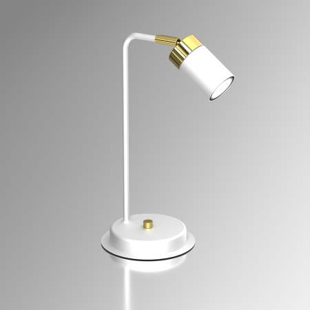 MiLagro Lampka nocna JOKER White Gold designerskie lampy LED