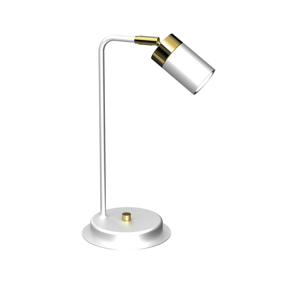 MiLagro Lampka nocna JOKER White Gold designerskie lampy LED