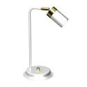 MiLagro Lampka nocna JOKER White Gold designerskie lampy LED