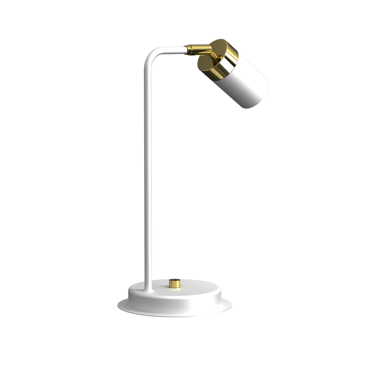 MiLagro Lampka nocna JOKER White Gold designerskie lampy LED