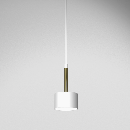 MiLagro Lampa wisząca ARENA White Gold niepowtarzalne oświetlenie wnę