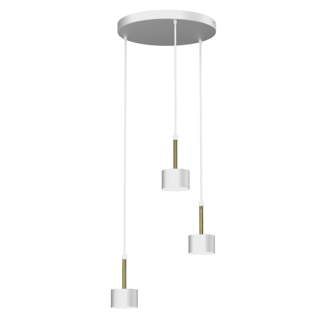 MiLagro Lampa wisząca ARENA 3xGX53 White Gold światło podkreślające c