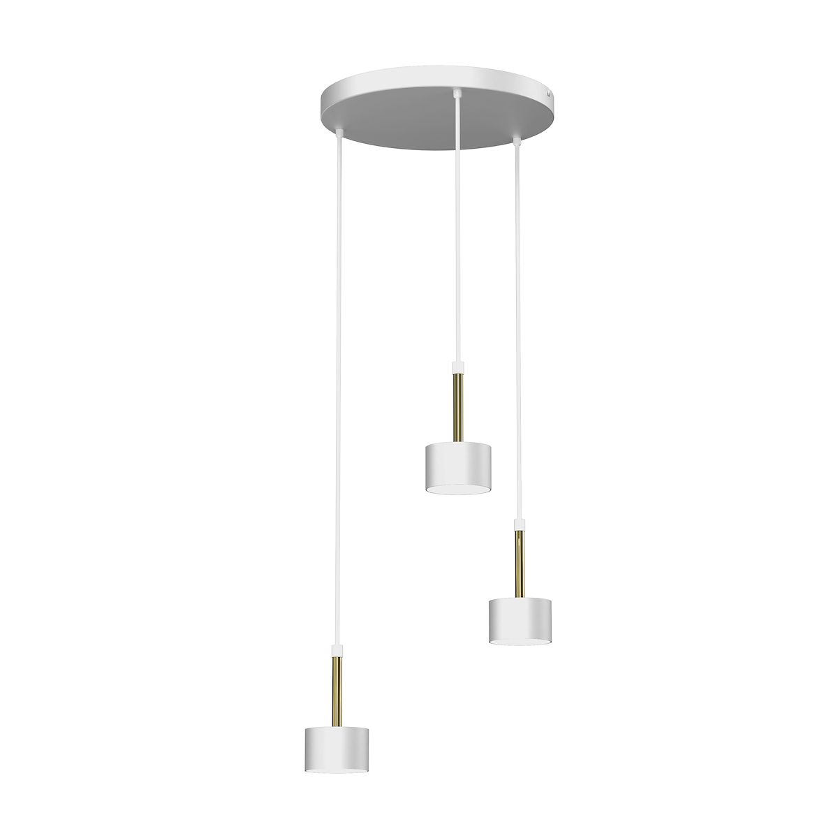 MiLagro Lampa wisząca ARENA 3xGX53 White Gold światło podkreślające c