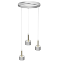 MiLagro Lampa wisząca ARENA 3xGX53 White Gold światło podkreślające c