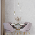 MiLagro Lampa wisząca ARENA 3xGX53 White Gold światło podkreślające c