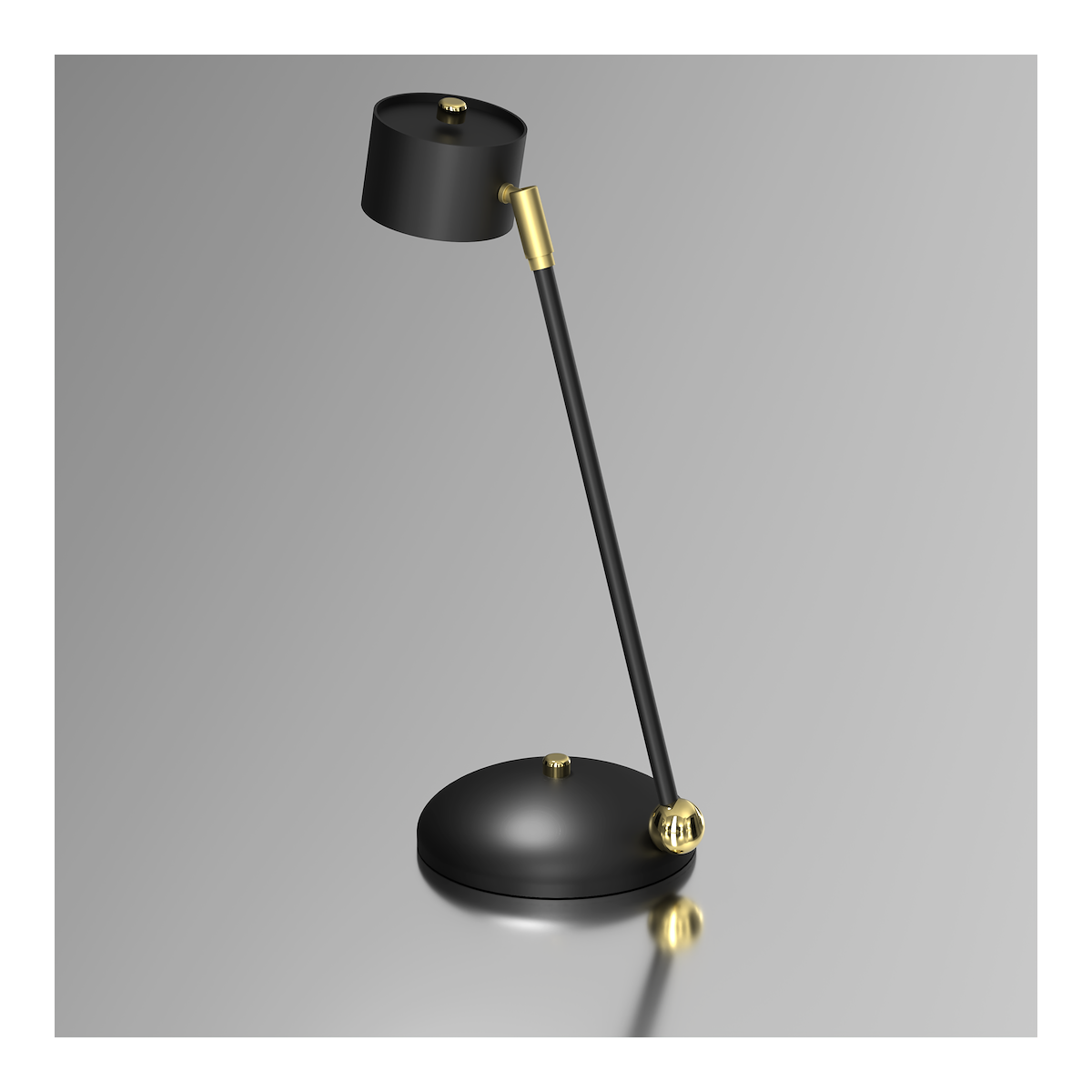 MiLagro Lampka biurkowa ARENA Black Gold stylowe lampy sufitowe