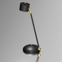 MiLagro Lampka biurkowa ARENA Black Gold stylowe lampy sufitowe