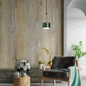 MiLagro Lampa wisząca ARENA GREEN/GOLD 1xGX53 MLP7766
