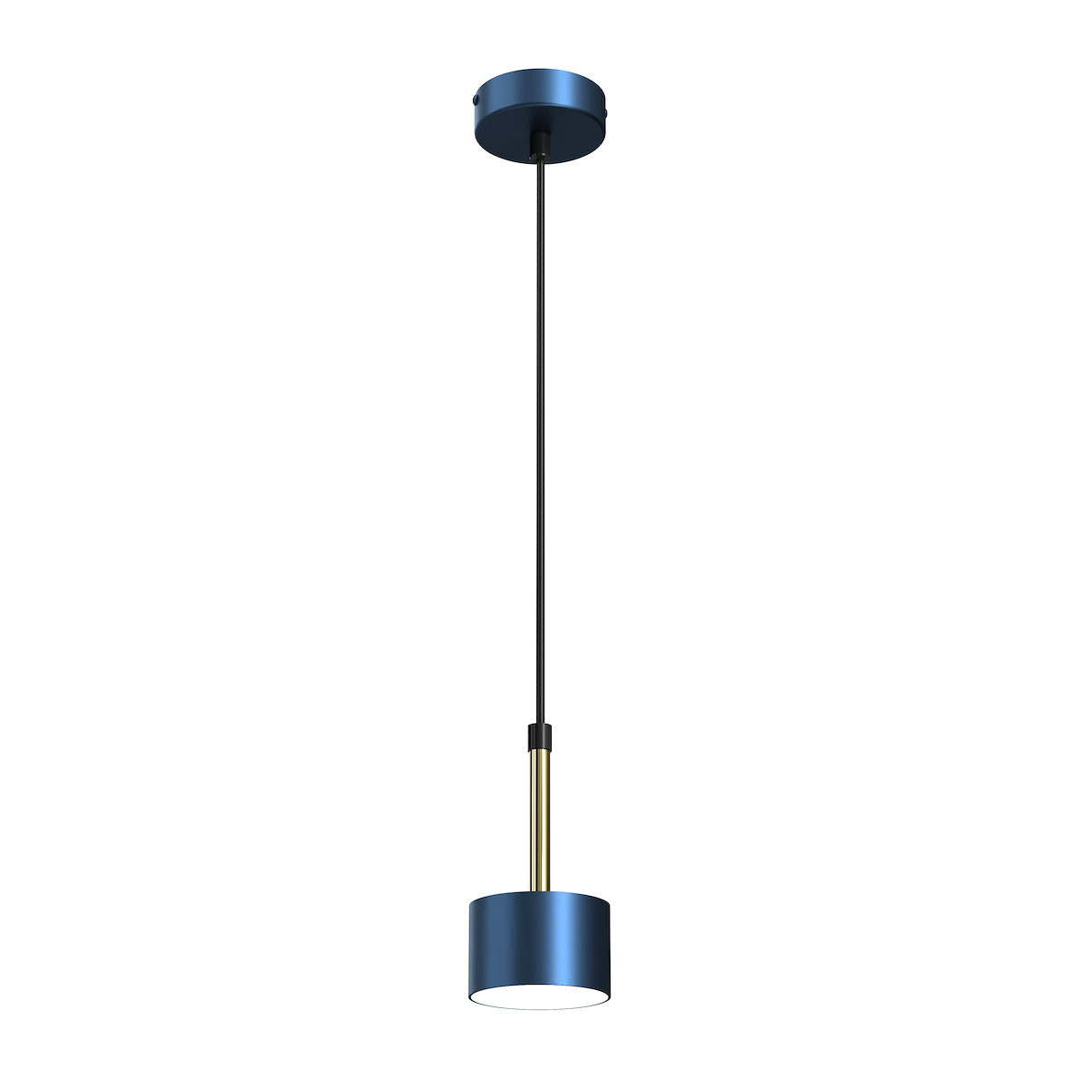 MiLagro Lampa wisząca ARENA BLUE/GOLD 1xGX53 MLP7772