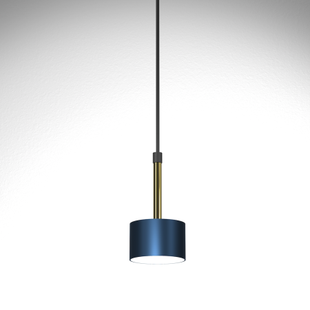 MiLagro Lampa wisząca ARENA BLUE/GOLD 1xGX53 MLP7772