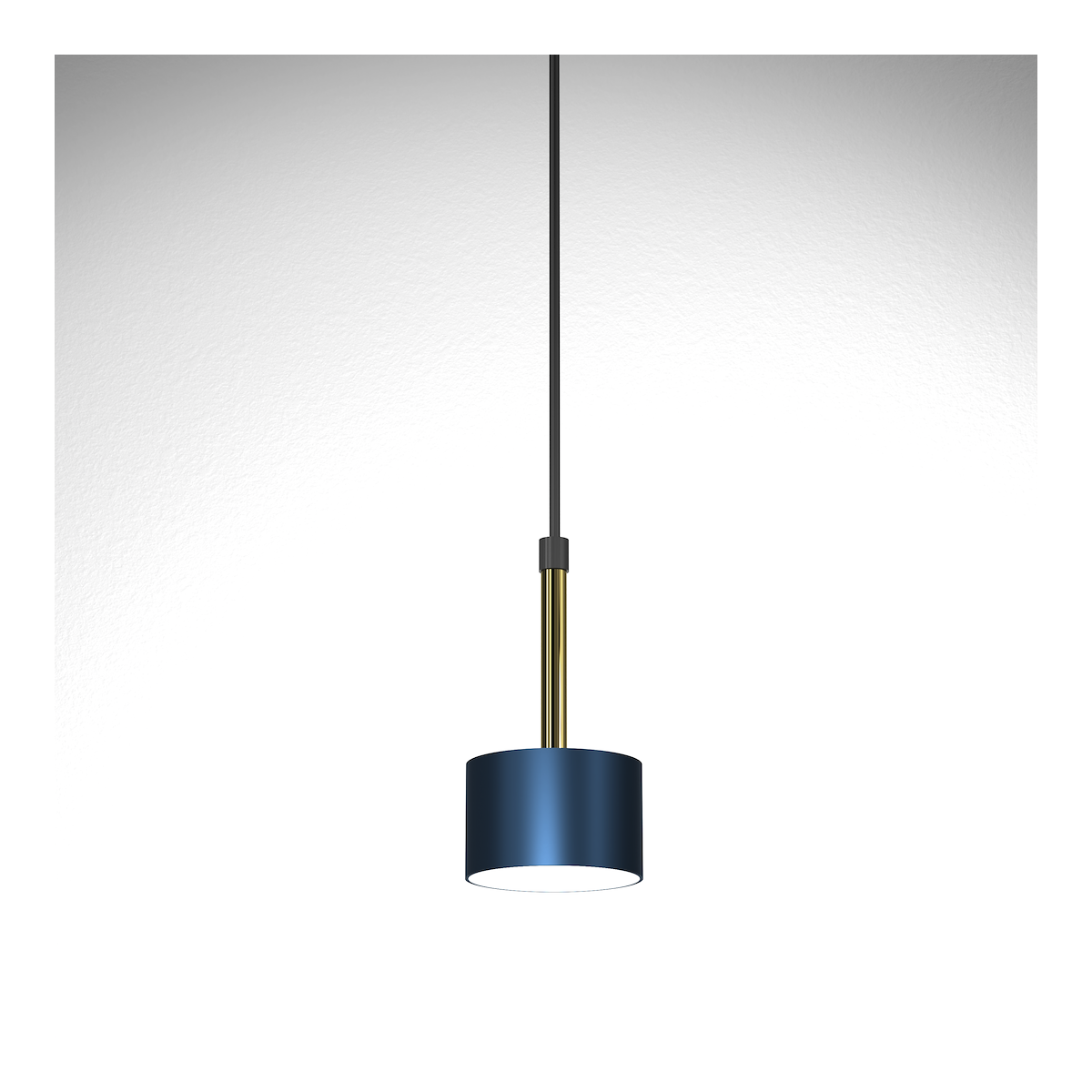 MiLagro Lampa wisząca ARENA BLUE/GOLD 1xGX53 MLP7772