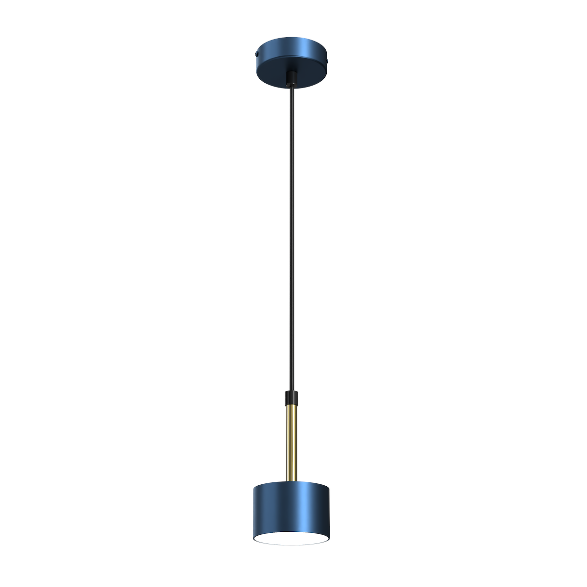 MiLagro Lampa wisząca ARENA BLUE/GOLD 1xGX53 MLP7772