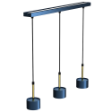 MiLagro Lampa wisząca ARENA BLUE/GOLD 3xGX53 MLP7773