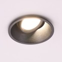 MiLagro Oczko sufitowe GU10 czarne MLOS7240 stylowe lampy sufitowe