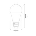 MiLagro Żarówka Smart WiFi E27 RGB Tuya wyjątkowe oświetlenie