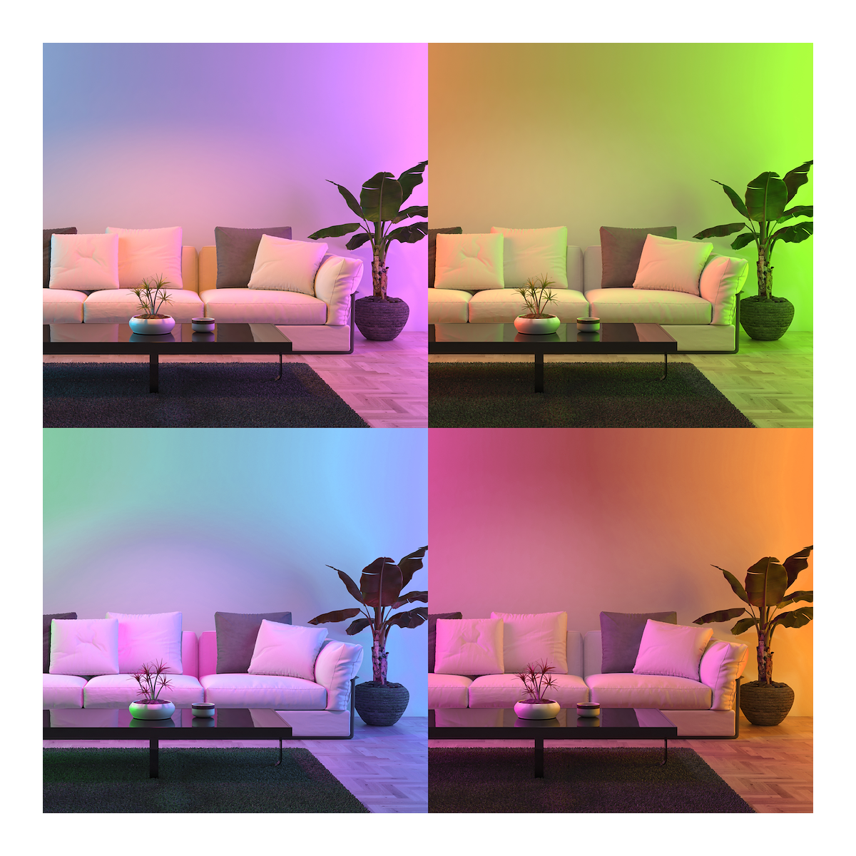 MiLagro Żarówka Smart GU10 RGB WiFi designerskie oświetlenie