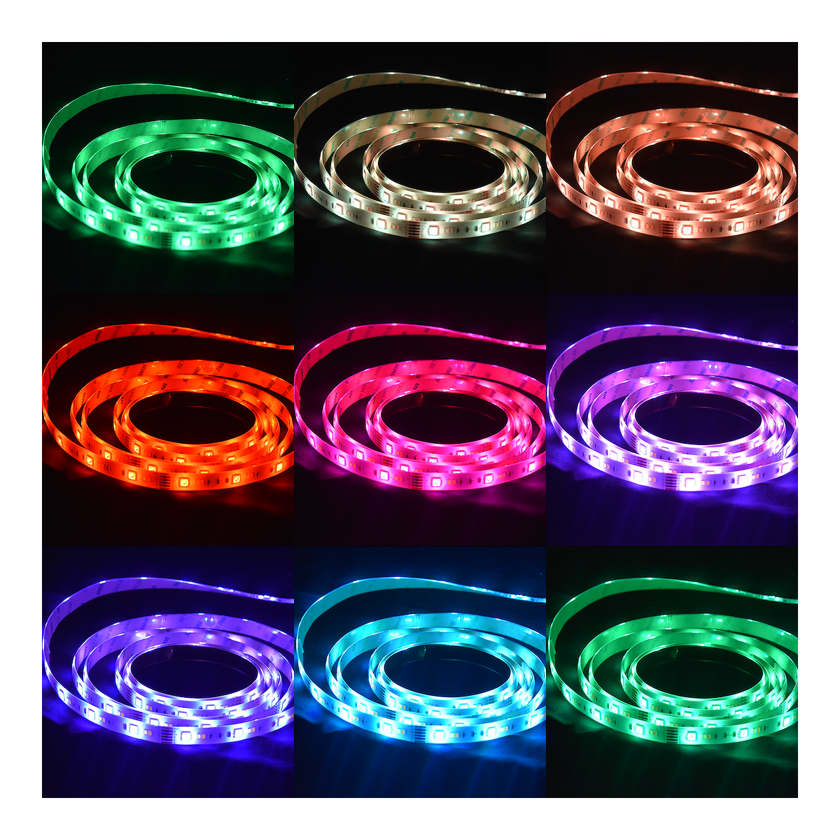 MiLagro Zestaw LED RGB WiFi 3m Smart Tuya ekskluzywne oświetlenie