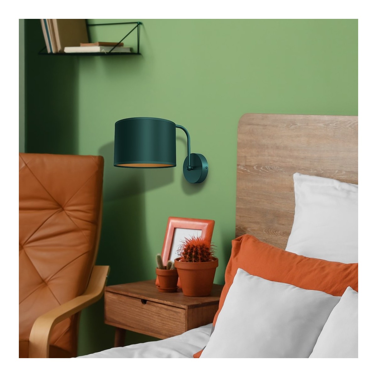 MiLagro Kinkiet VERDE GREEN 1xE27 MLP7872