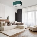 MiLagro Lampa sufitowa VERDE Green 2xE27 dekoracyjne oświetlenie