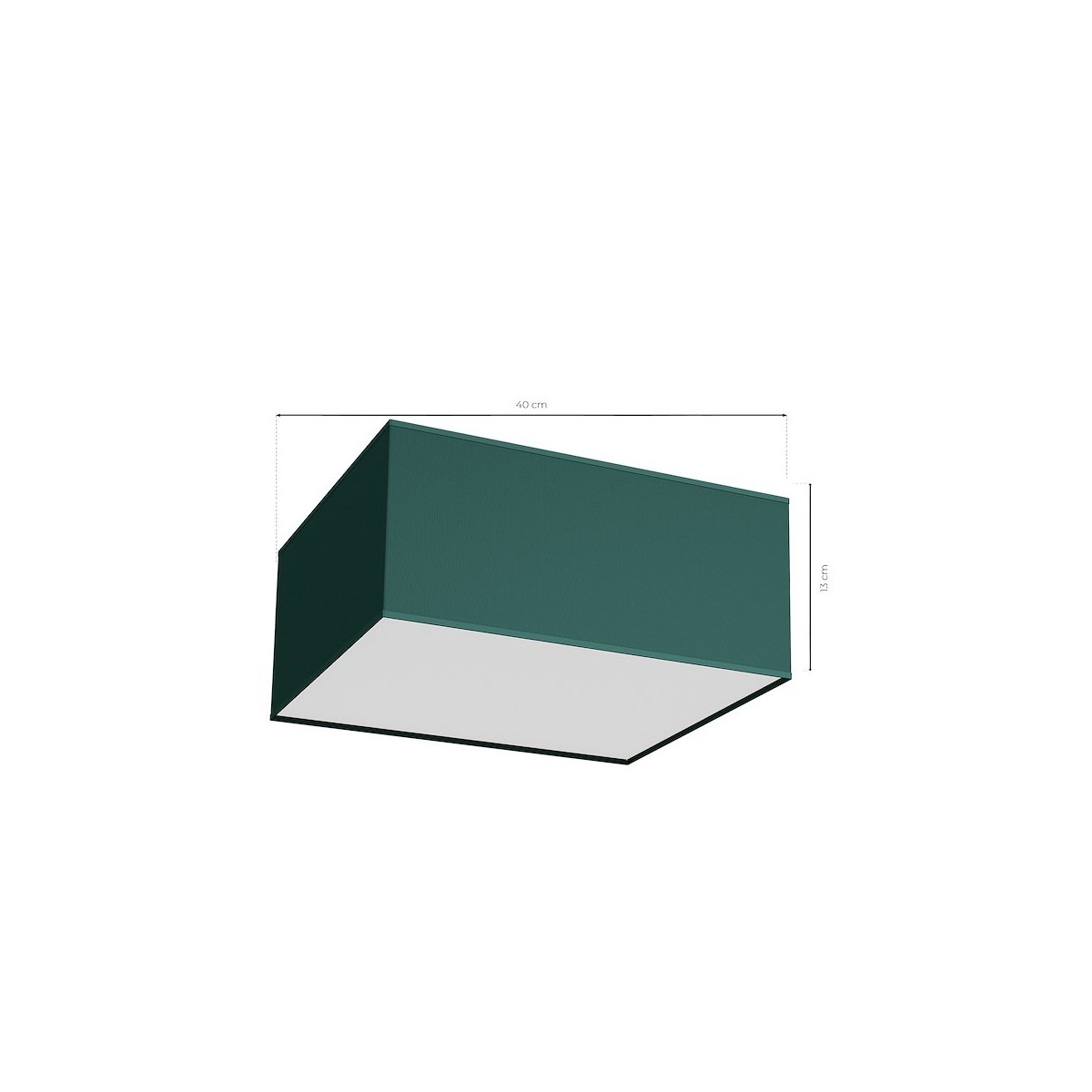 MiLagro Lampa sufitowa VERDE Green 2xE27 dekoracyjne oświetlenie