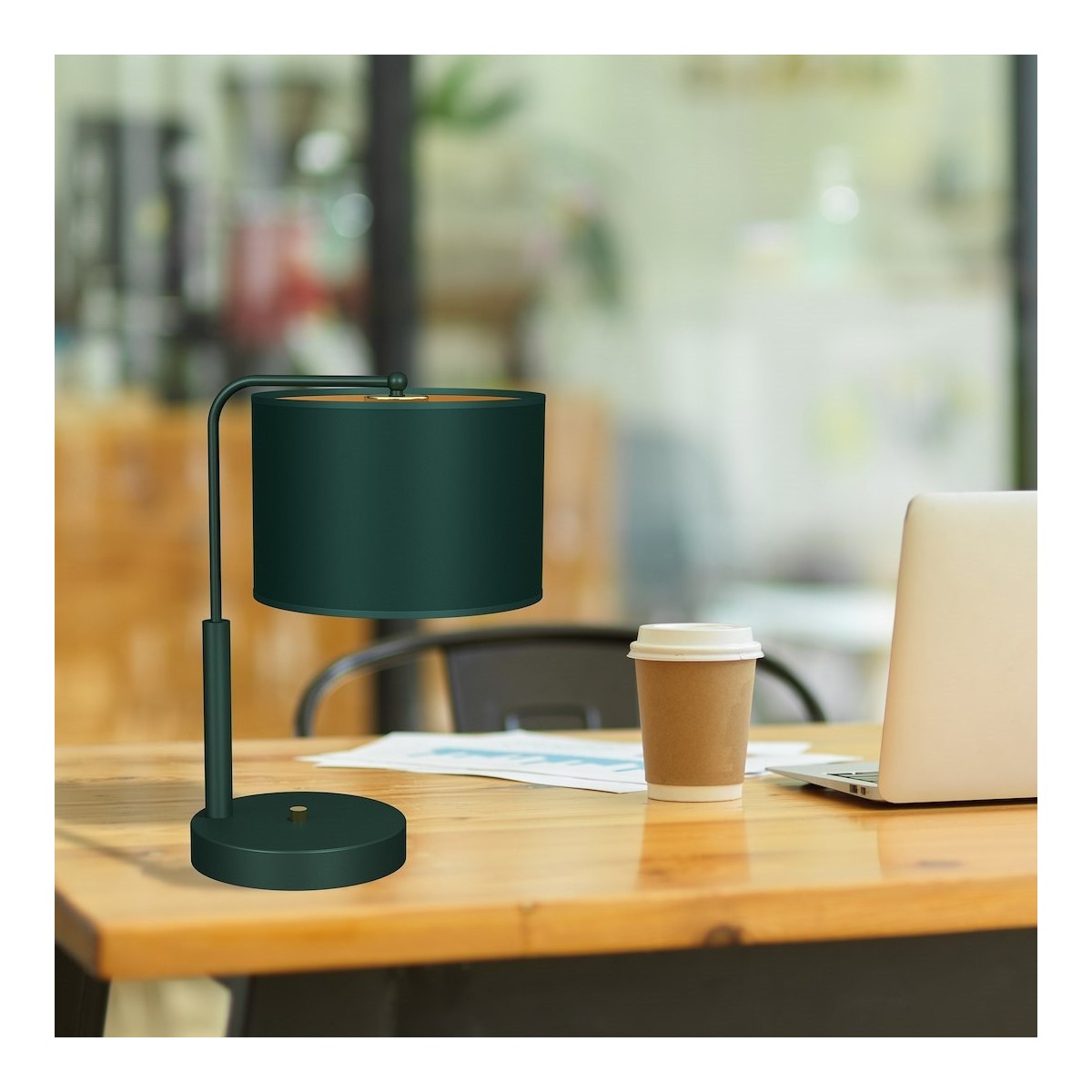 MiLagro Lampka stołowa VERDE Green premium oświetlenie