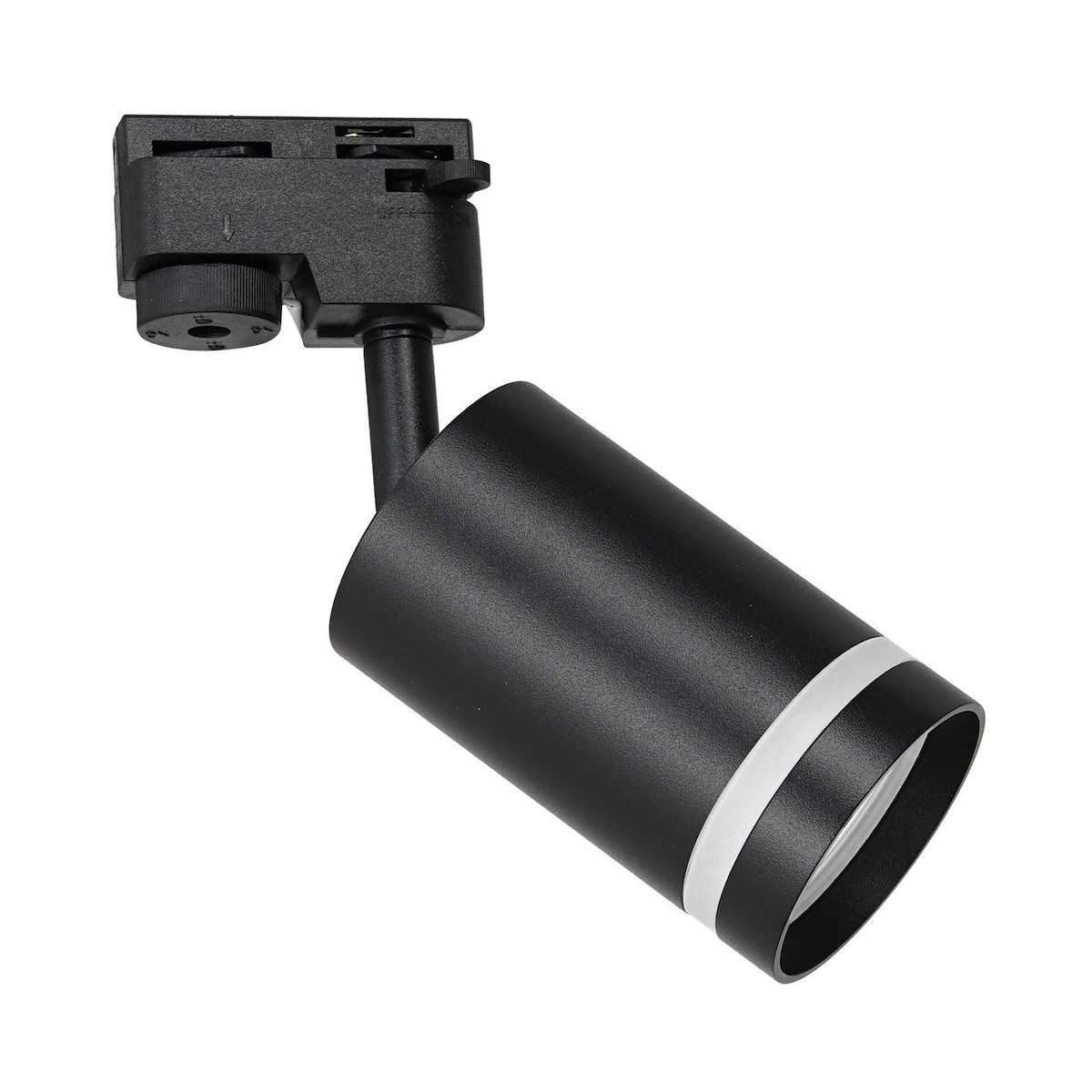 MiLagro Track Spot Pipe Ring Czarny GU10 klimatyczne oświetlenie