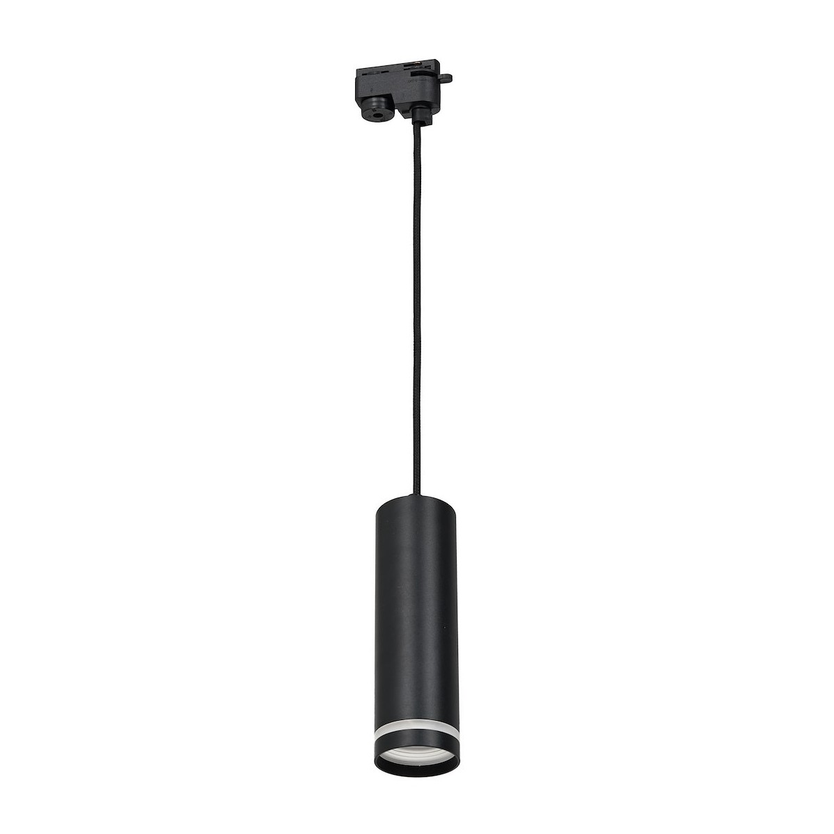 MiLagro Pipe Ring Track Pendant Light Black niepowtarzalne oświetleni