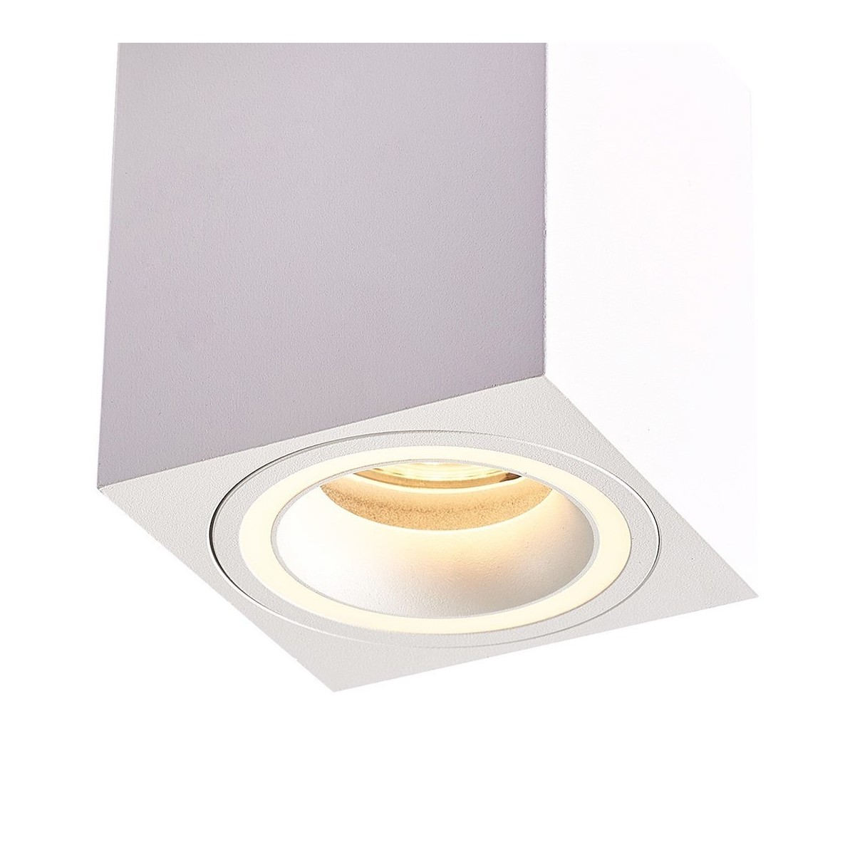 MiLagro Bima Ring Square 1xGU10 Biały ML7684
