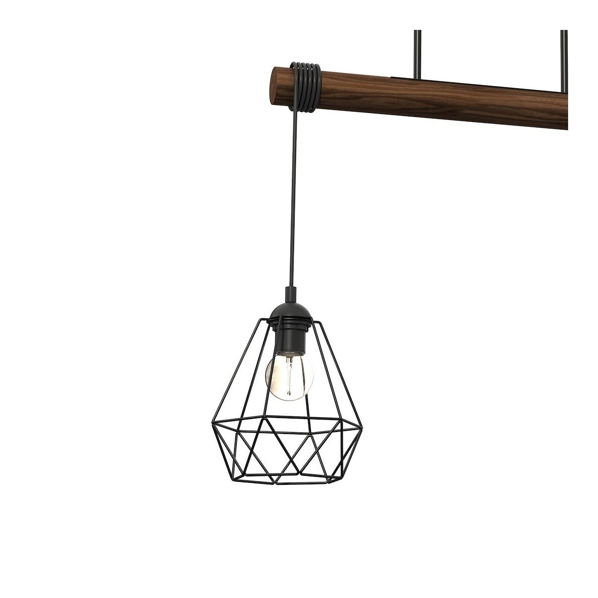 MiLagro Lampa wisząca ACERO 3xE27 nietuzinkowe oświetlenie