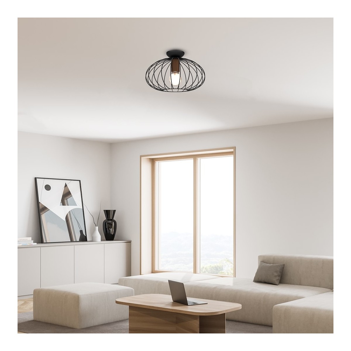 MiLagro Lampa sufitowa MERIDIANO E27 stylowe lampy sufitowe
