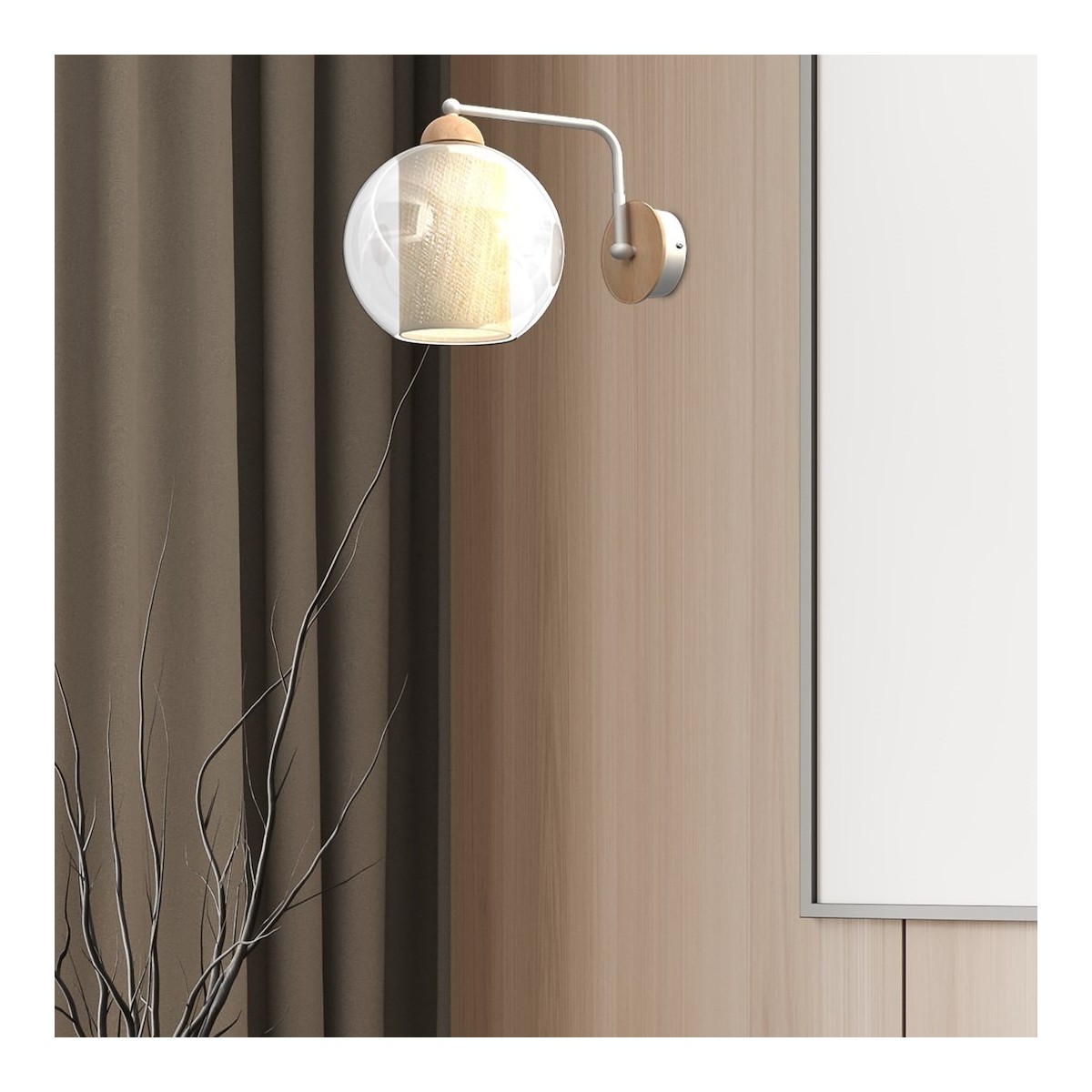 MiLagro Kinkiet TELA 1xE27 MLP7954