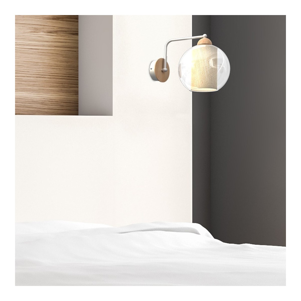 MiLagro Kinkiet TELA 1xE27 MLP7954