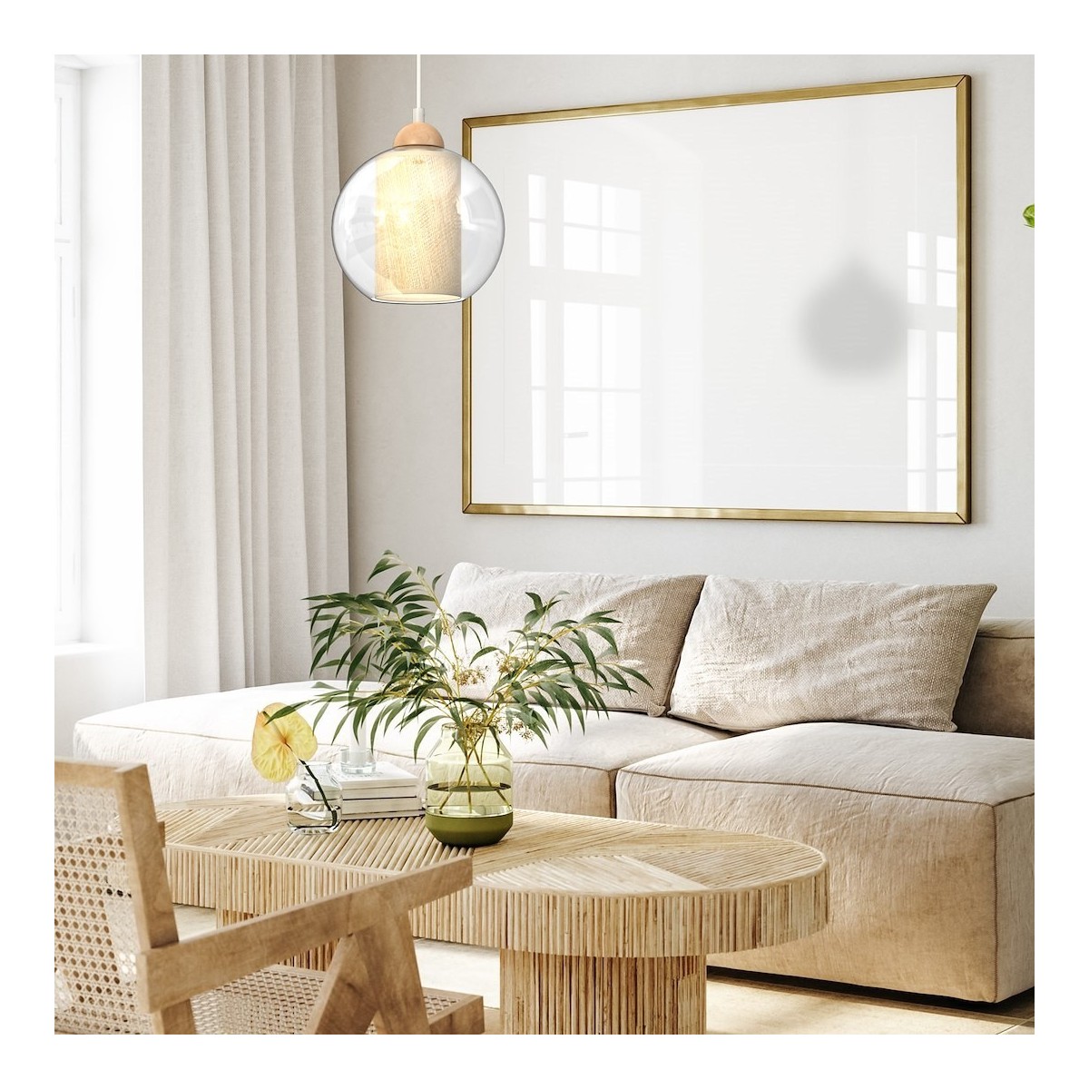 MiLagro Lampa wisząca TELA fi20 designerskie lampy LED
