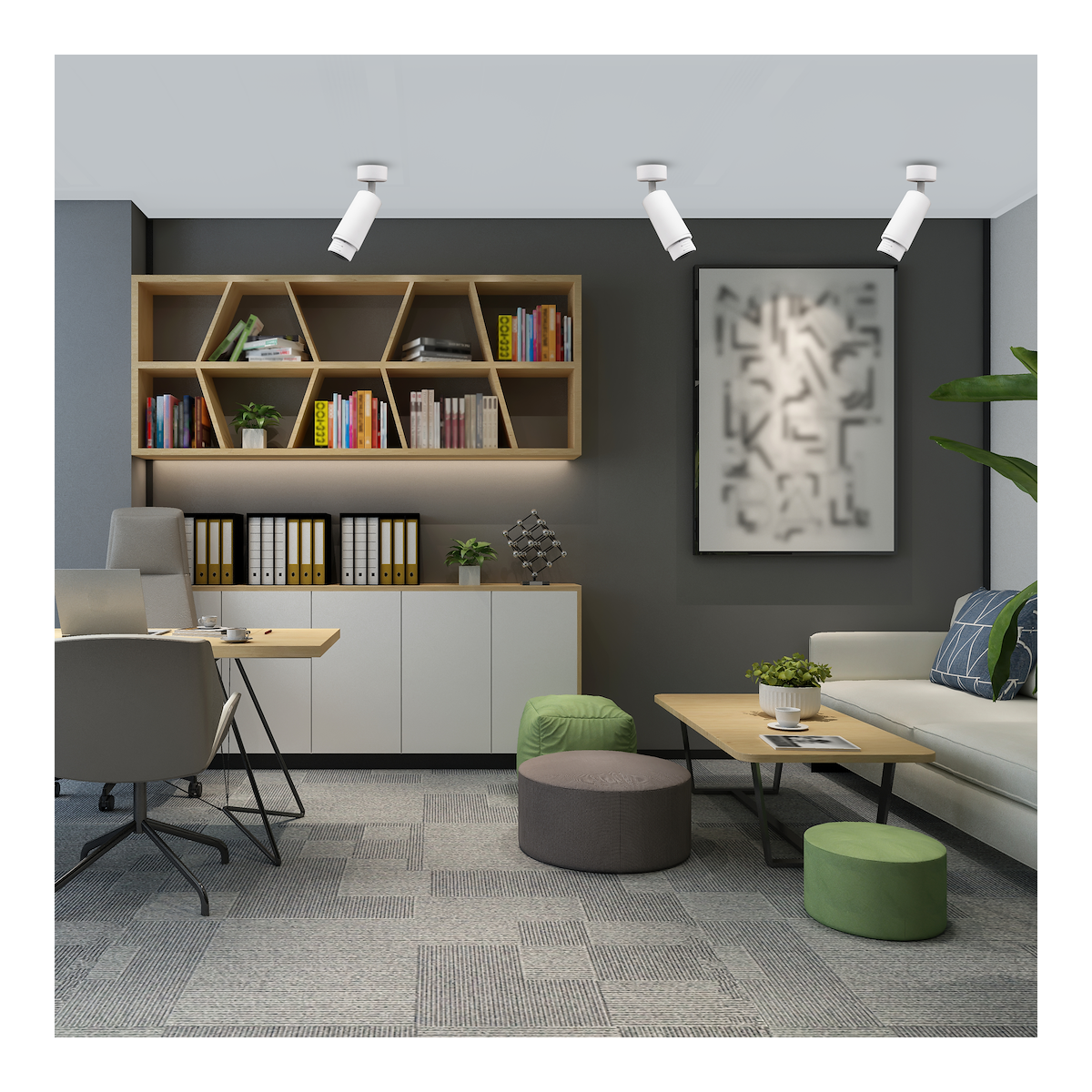 MiLagro Oprawa Mica Spot Zoom Biały 1xGU10 ML7372