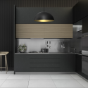 MiLagro BETA BLACK GOLD 45cm designerskie oświetlenie