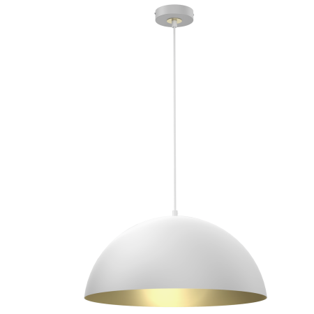 MiLagro Lampa BETA Biały/Złoty 45cm stylowe oświetlenie
