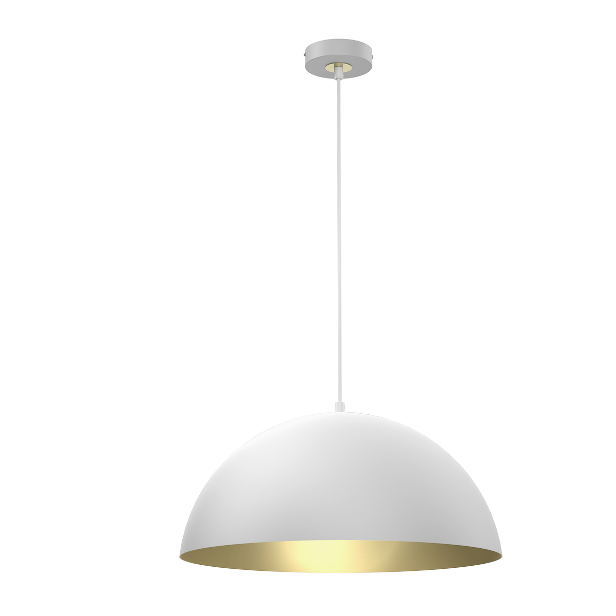 MiLagro Lampa BETA Biały/Złoty 45cm stylowe oświetlenie