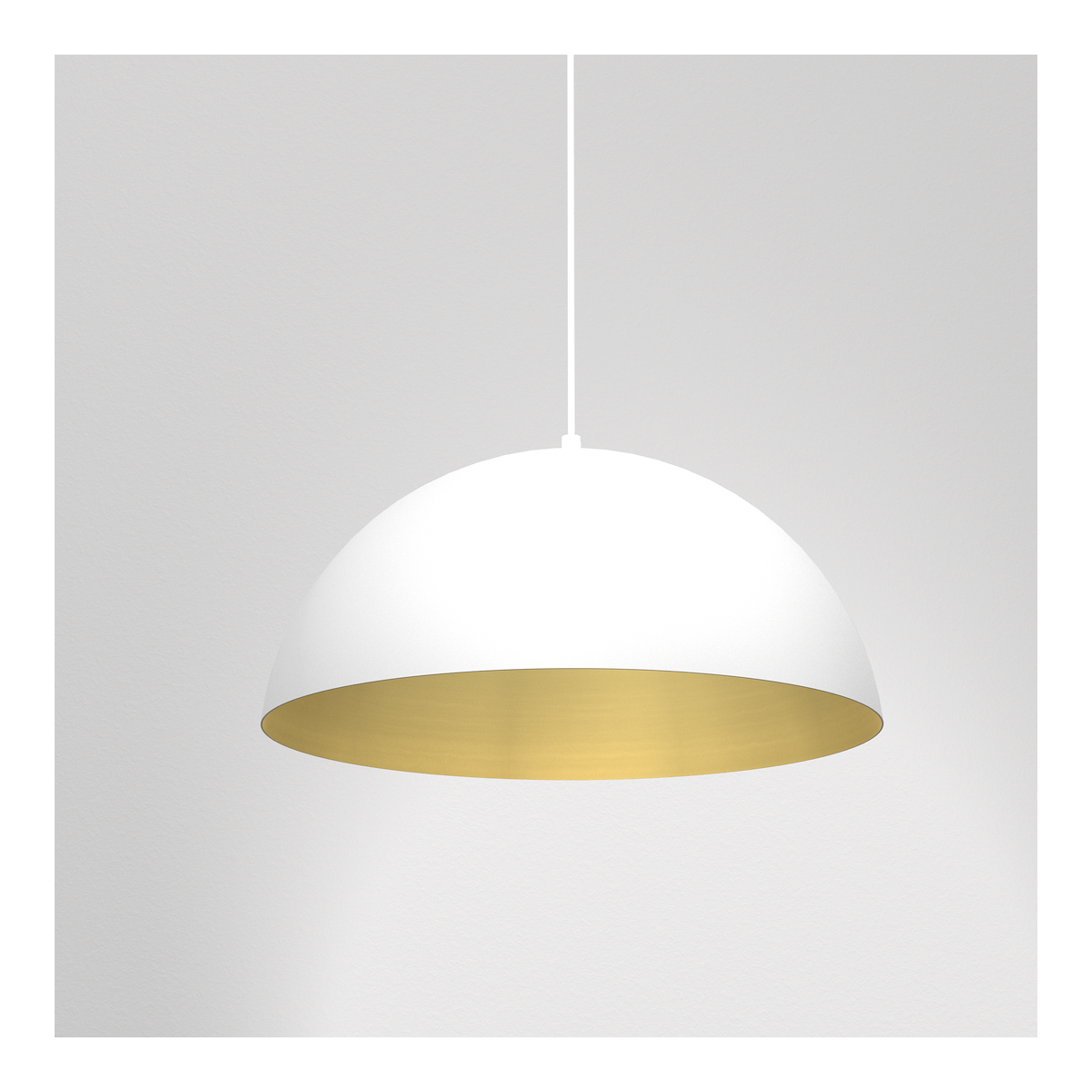 MiLagro Lampa BETA Biały/Złoty 35cm nastrojowe światło