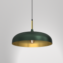 MiLagro LINCOLN GREEN GOLD 45cm niepowtarzalne oświetlenie wnętrza