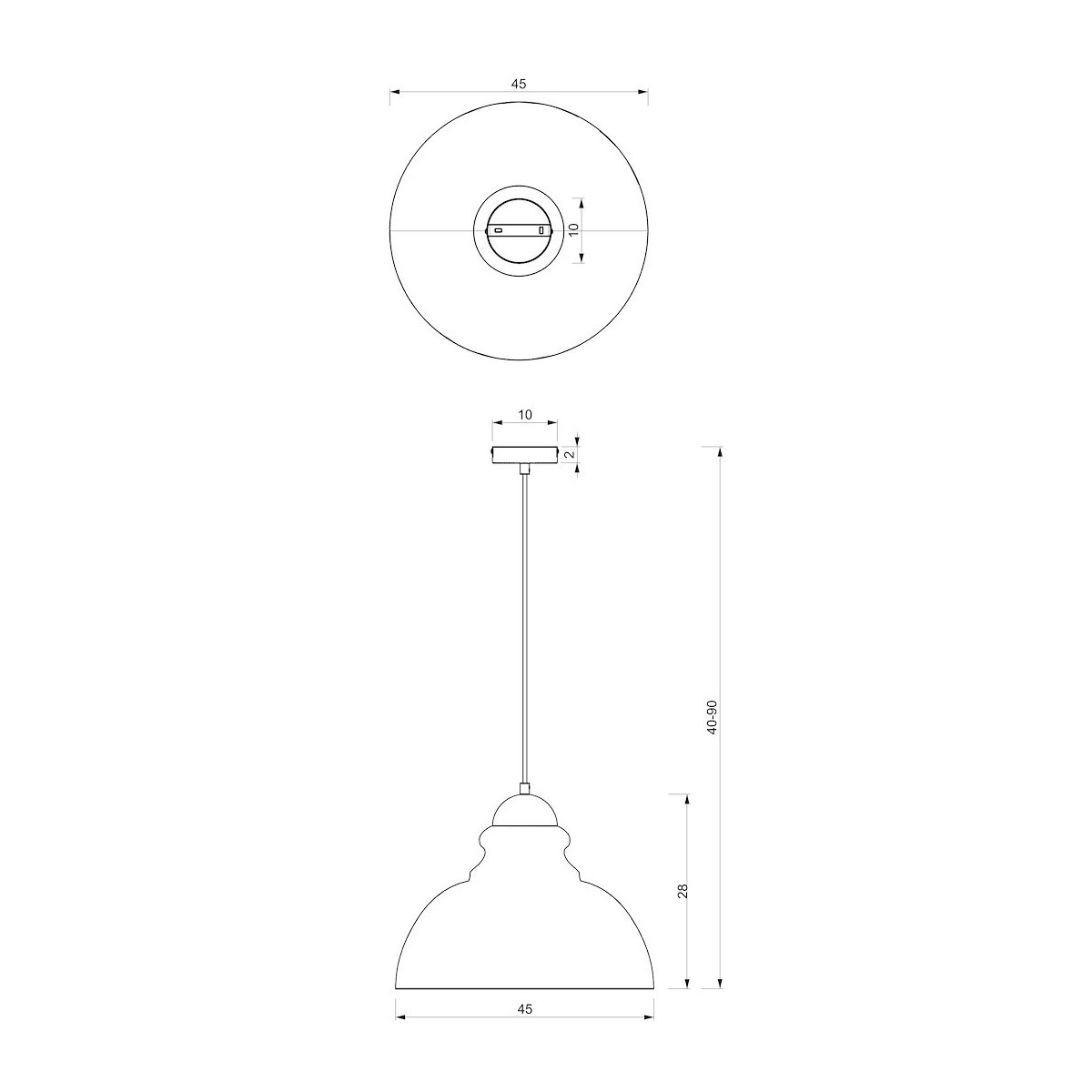 MiLagro Lampa wisząca CORIN GREEN 1xE27 MLP7983