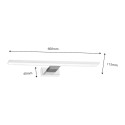 MiLagro Shine 60cm LED Biały Chrom efektowne oświetlenie