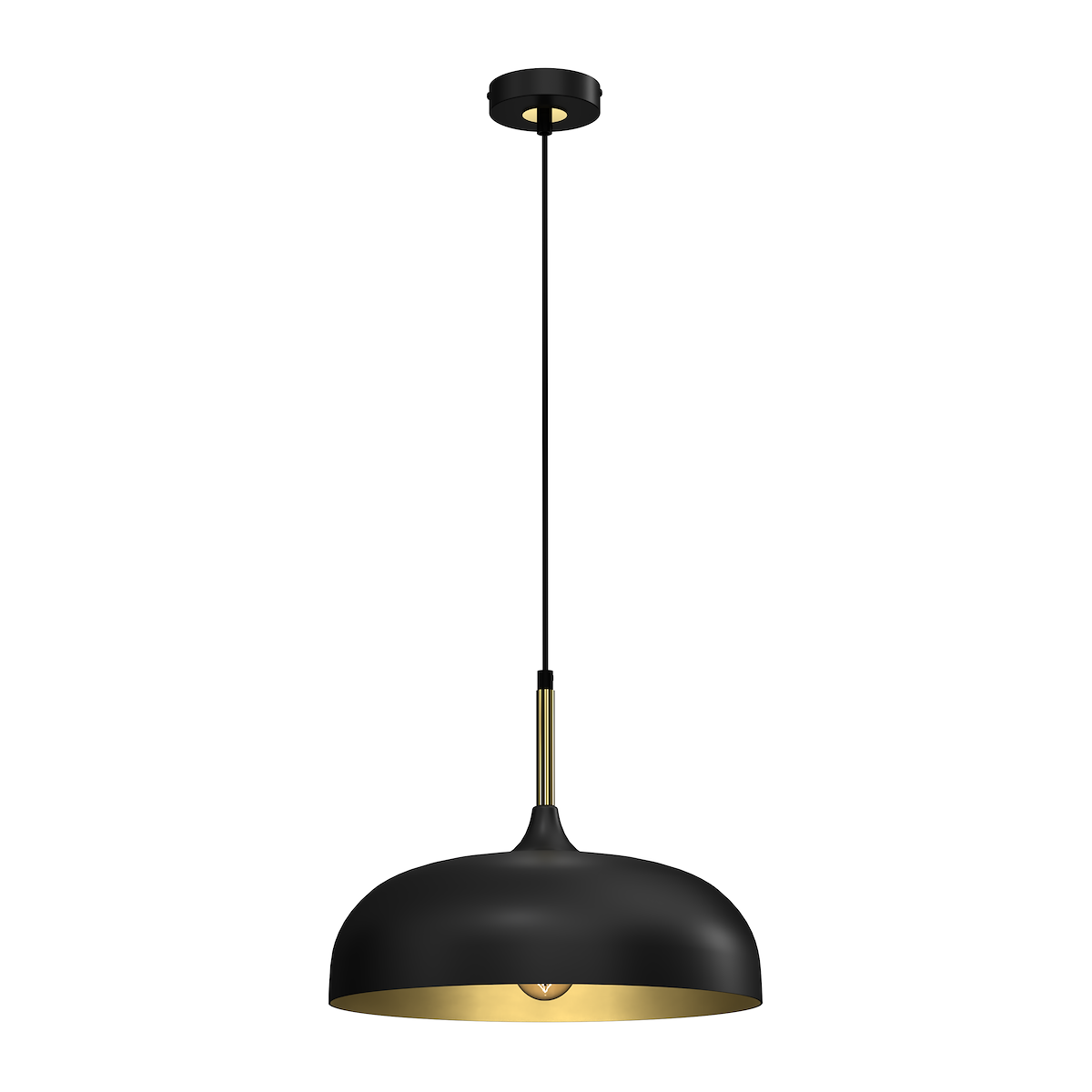 MiLagro LINCOLN Black Gold 35cm efektowne oświetlenie