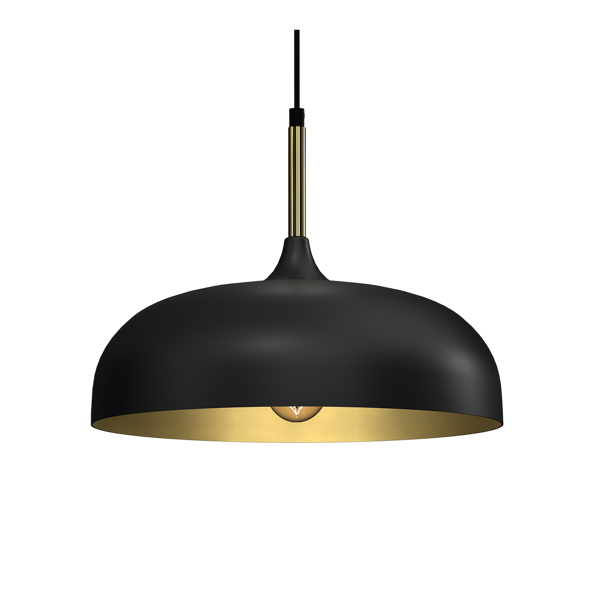 MiLagro LINCOLN Black Gold 35cm efektowne oświetlenie