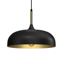 MiLagro LINCOLN Black Gold 35cm efektowne oświetlenie