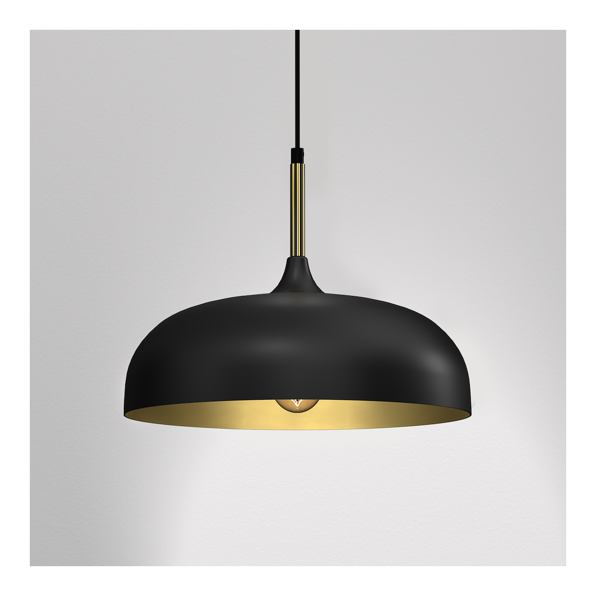 MiLagro LINCOLN Black Gold 35cm efektowne oświetlenie