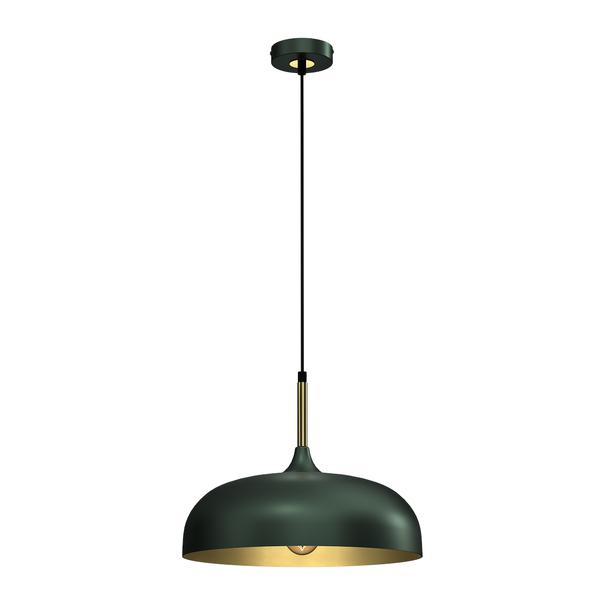 MiLagro LINCOLN Green Gold 35cm eleganckie oświetlenie