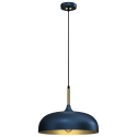 MiLagro Lampa wisząca LINCOLN BLUE/GOLD 1xE27 35cm MLP8033