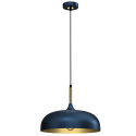 MiLagro Lampa wisząca LINCOLN BLUE/GOLD 1xE27 35cm MLP8033