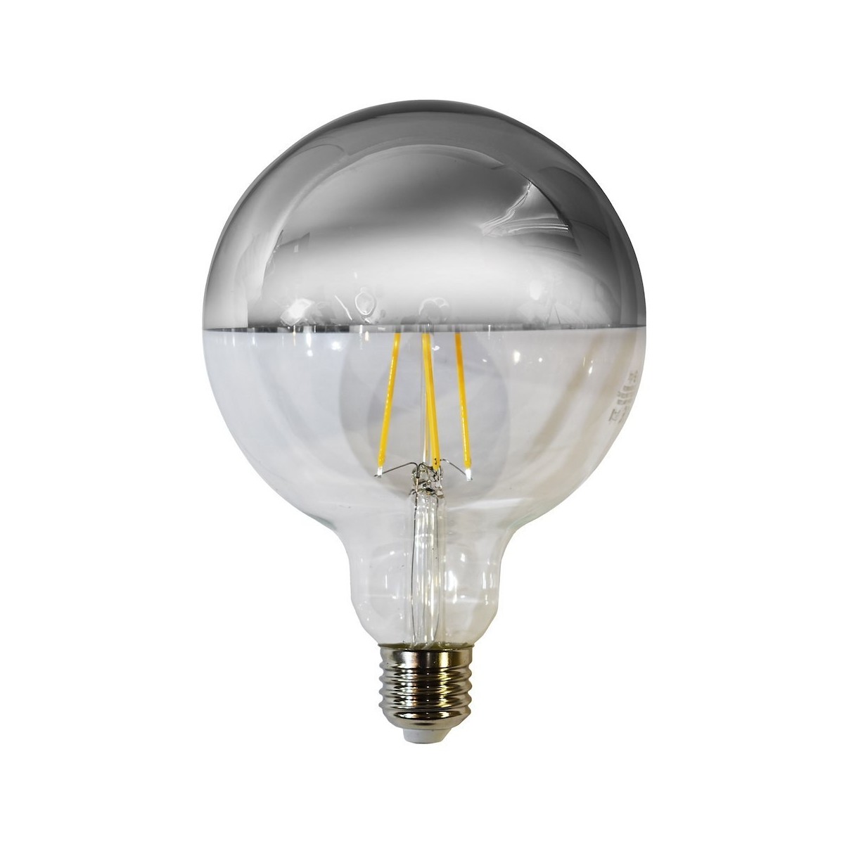 MiLagro Żarówka G125 Silver LED efektowne oświetlenie